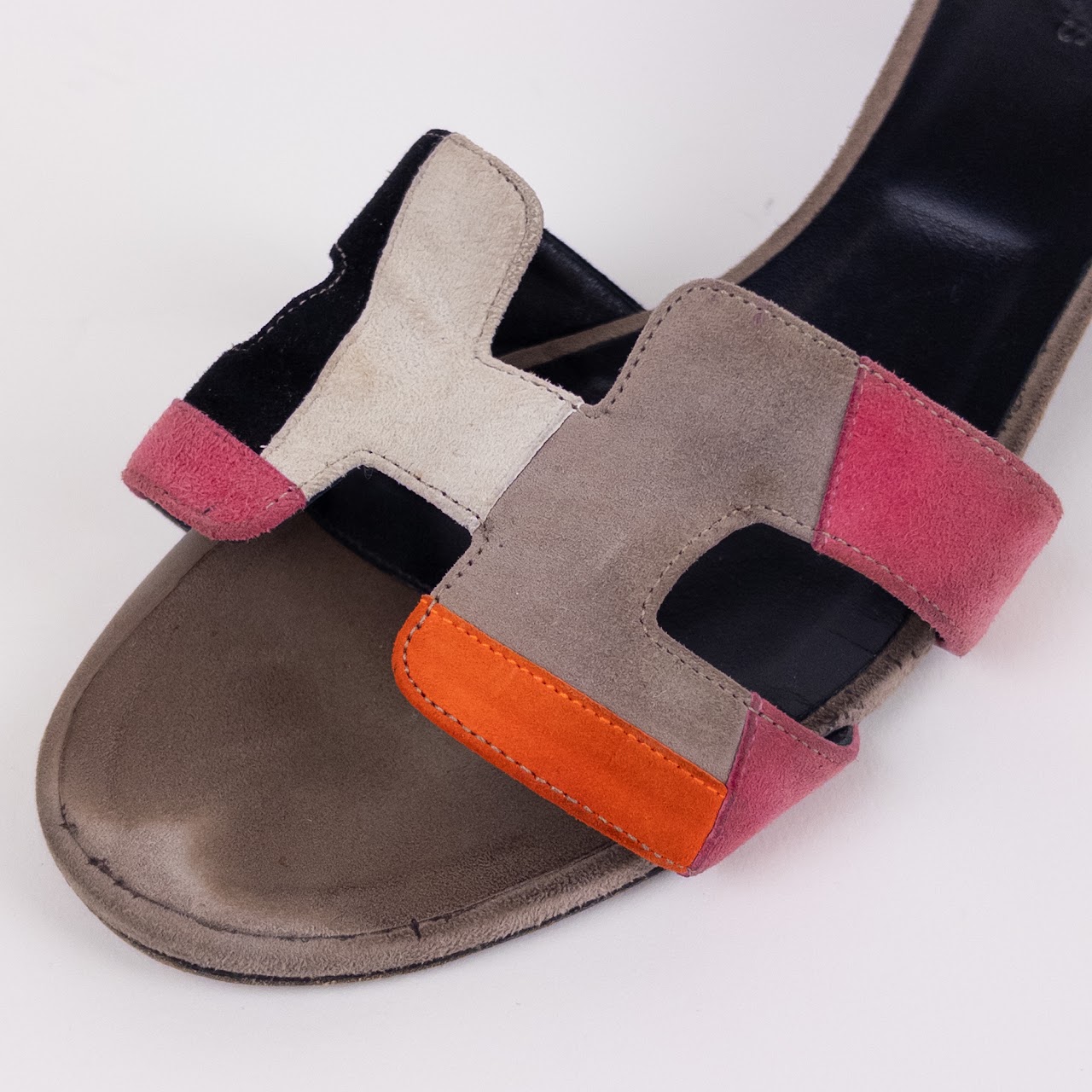 Hermes Oran Patchwork Sandals