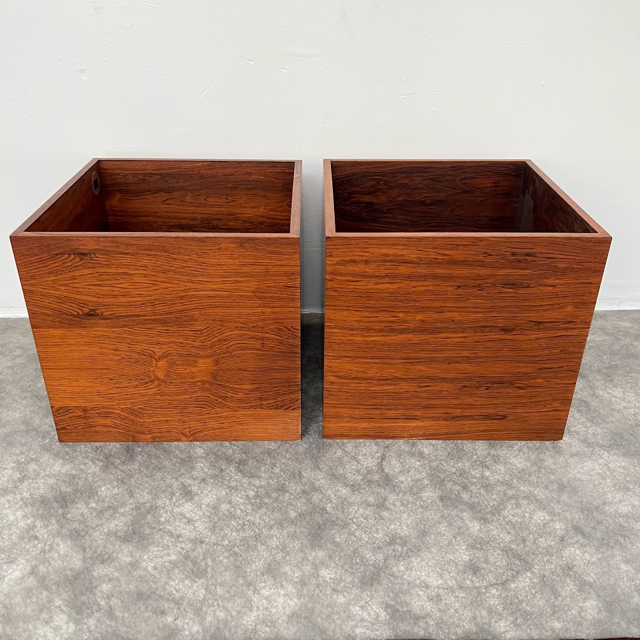 Hovmand Olsen Rosewood Danish Modern Cube Pair