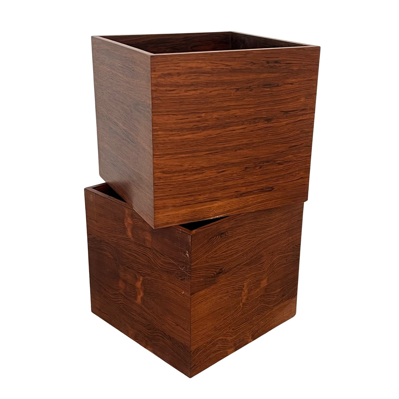 Hovmand Olsen Rosewood Danish Modern Cube Pair