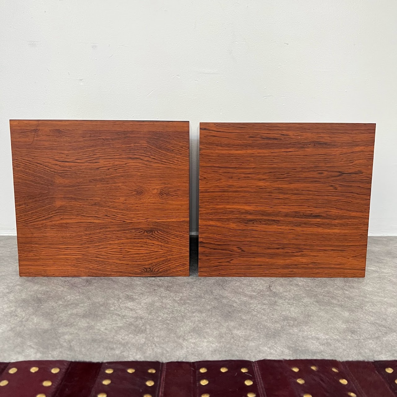 Hovmand Olsen Rosewood Danish Modern Cube Pair