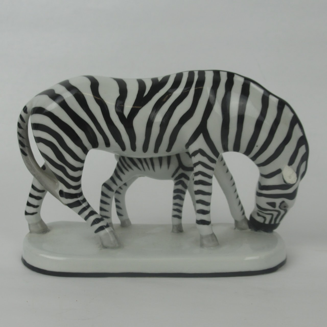 Erphila Czechoslovakia Zebra Ceramic Figurine