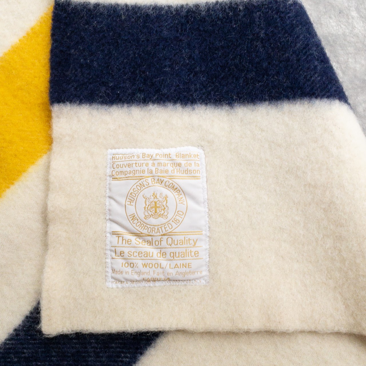 Hudson’s Bay Wool Striped Point Blanket