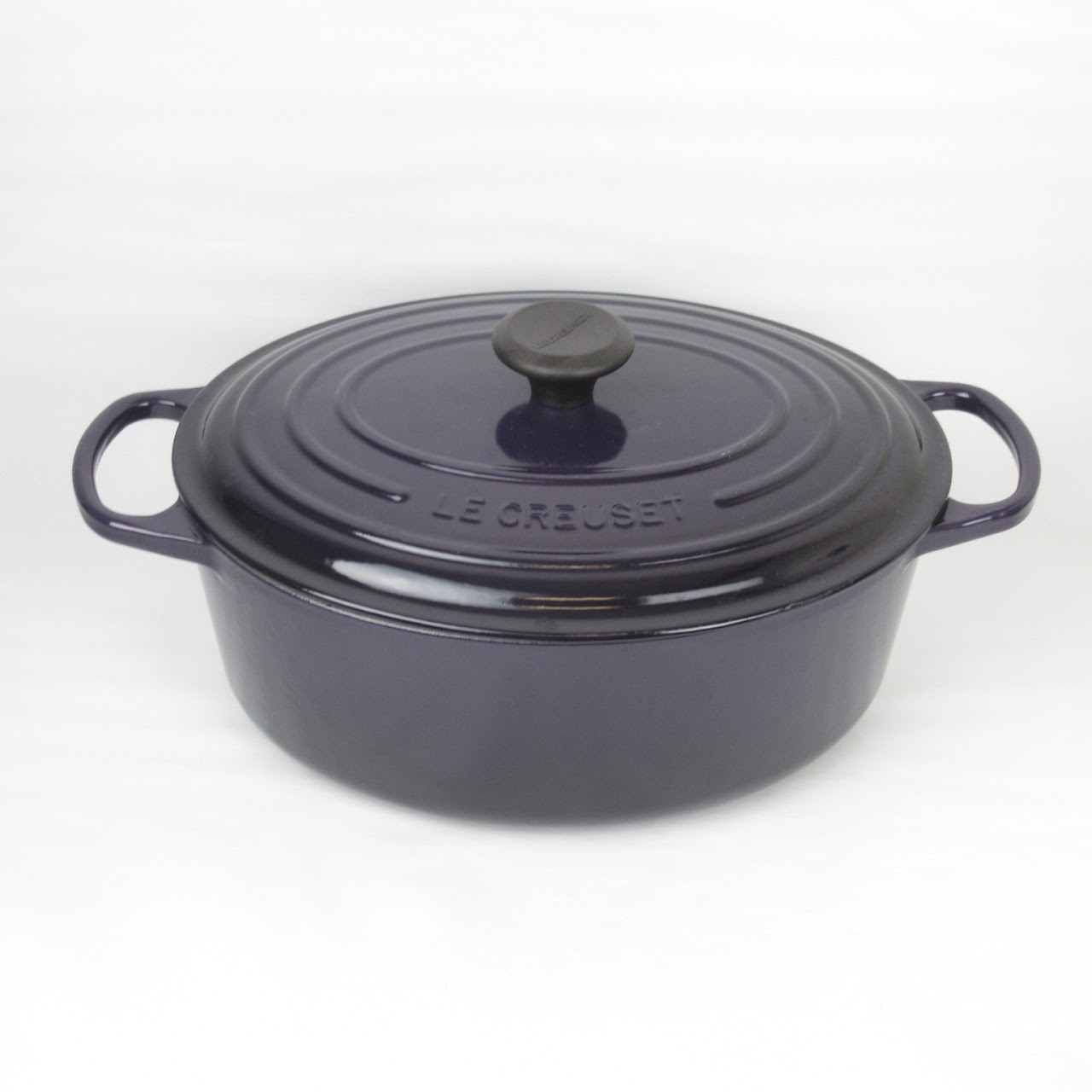 Le Creuset 31CM Oval Cast Cooker/Dutch Oven Plum