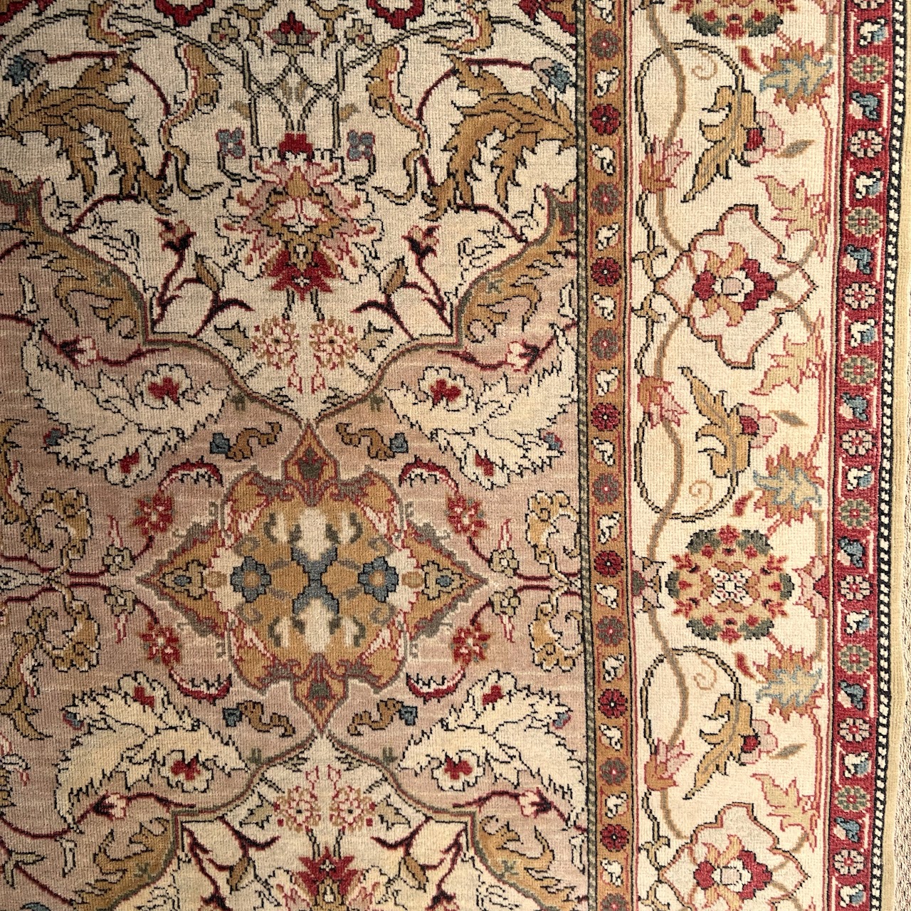 Wool Floral Area Rug