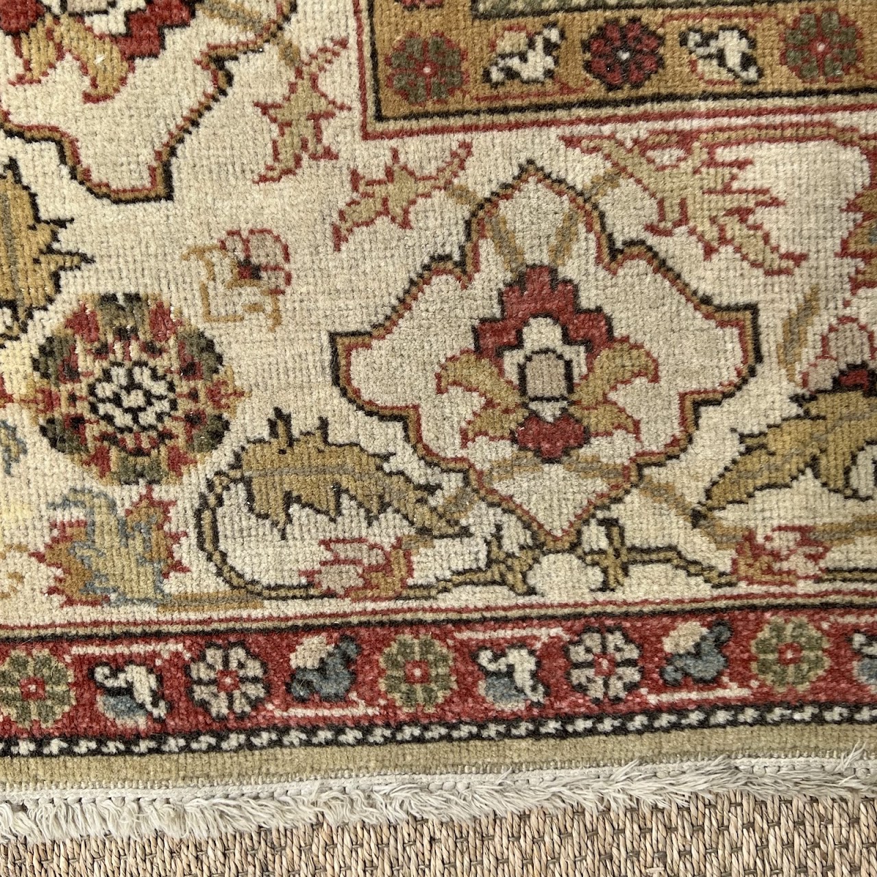 Wool Floral Area Rug