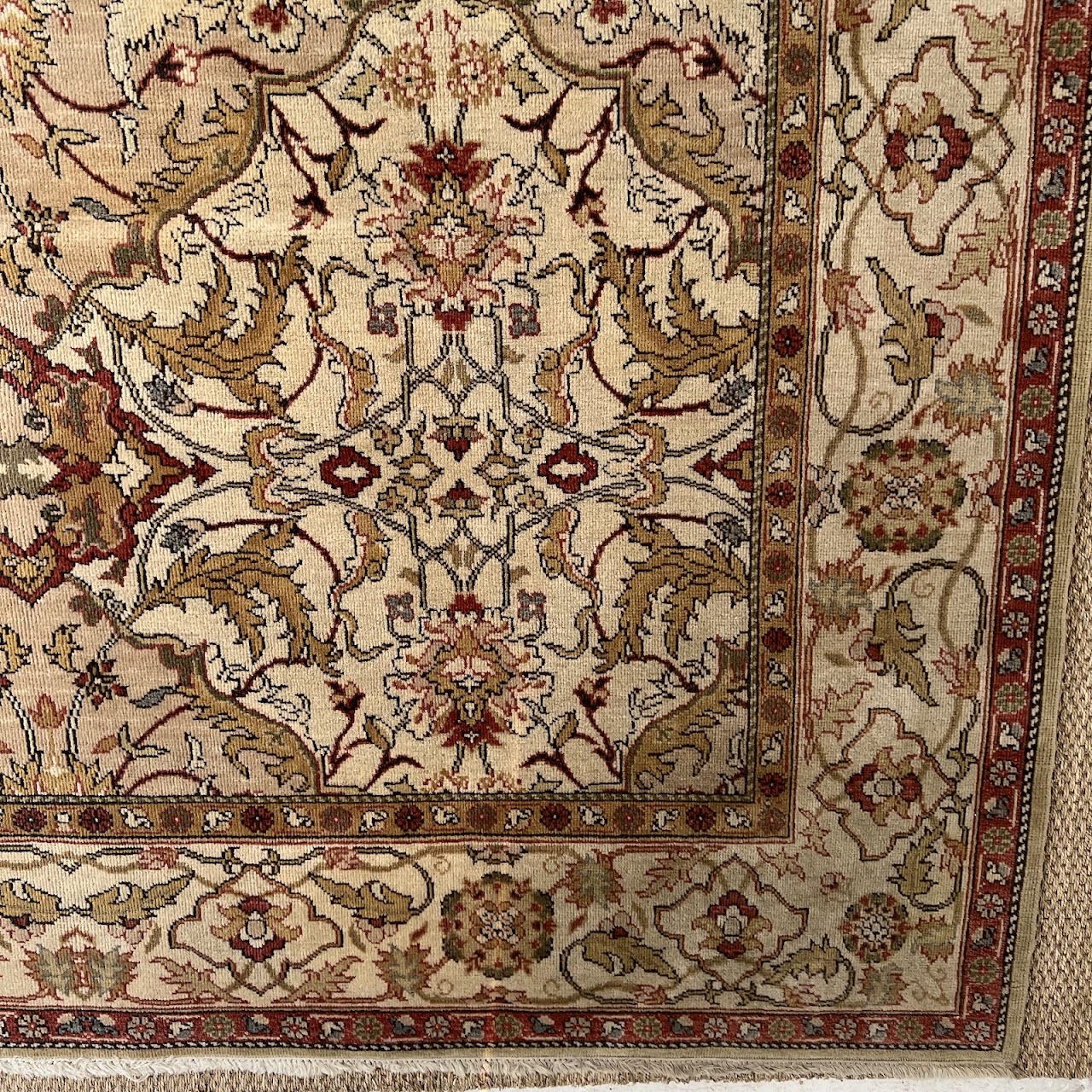 Wool Floral Area Rug