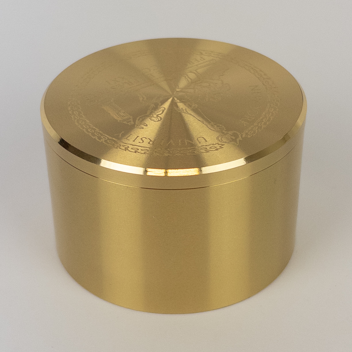 Tiffany & Co. for NYU Round Brass Desk Clock