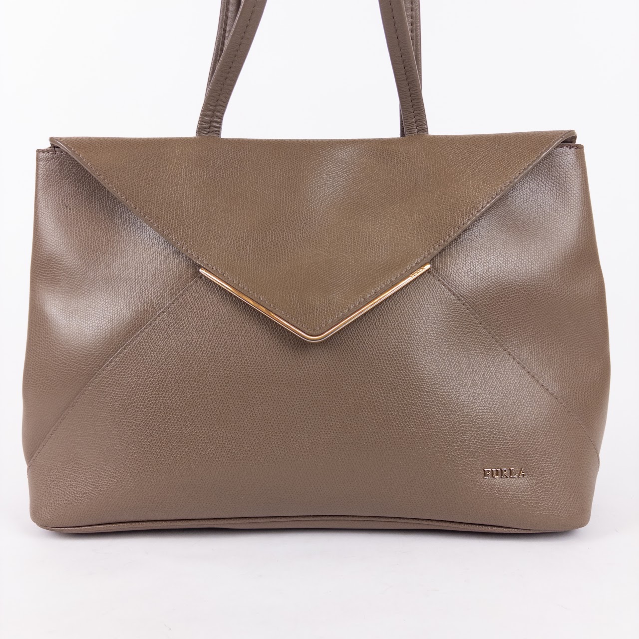 Furla Leather Envelope Satchel