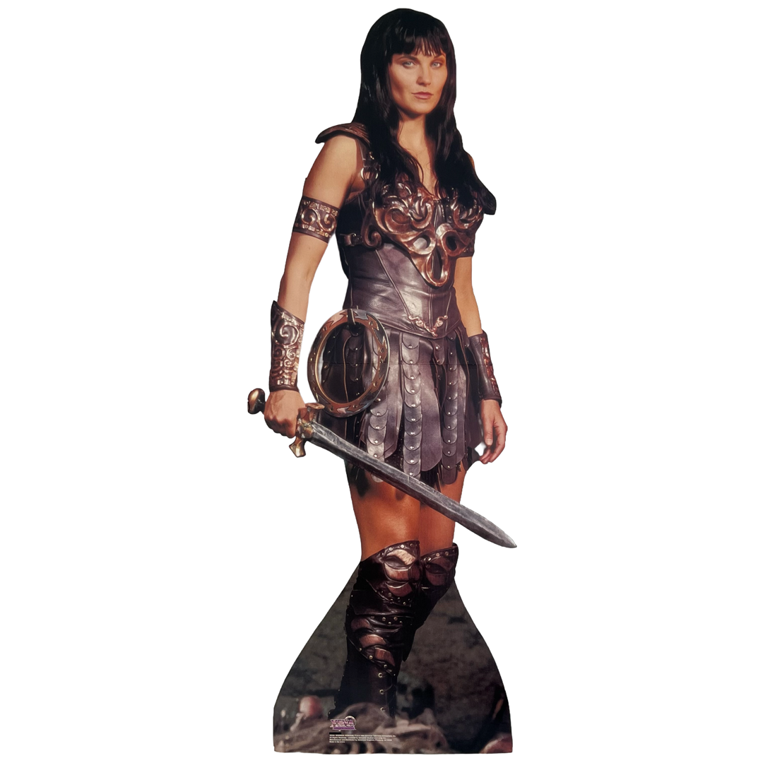 Xena Warrior Princess 1998 Original Promotional Life-Size Cardboard Cutout