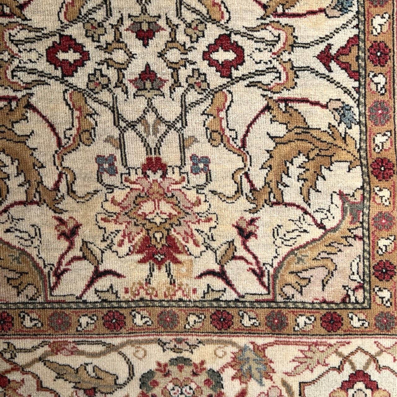 Wool Floral Area Rug