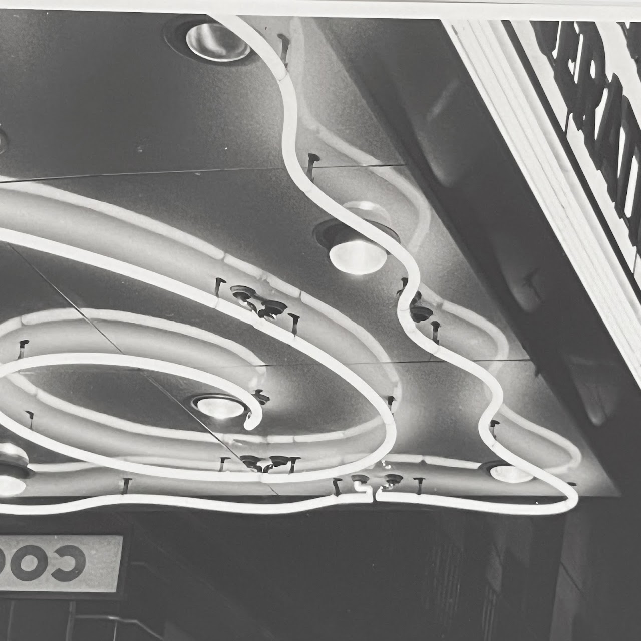 Benn Mitchell '42nd Street at Night Italian Kitchen, 1950' Silver Gelatin Photograph