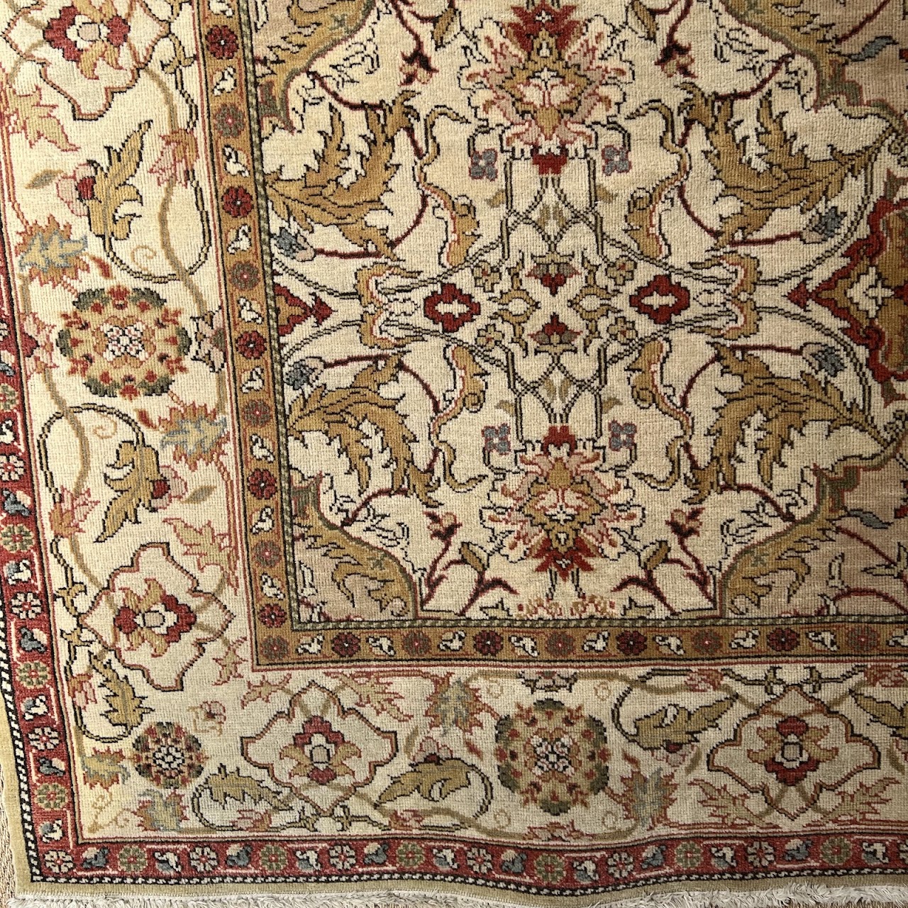 Wool Floral Area Rug