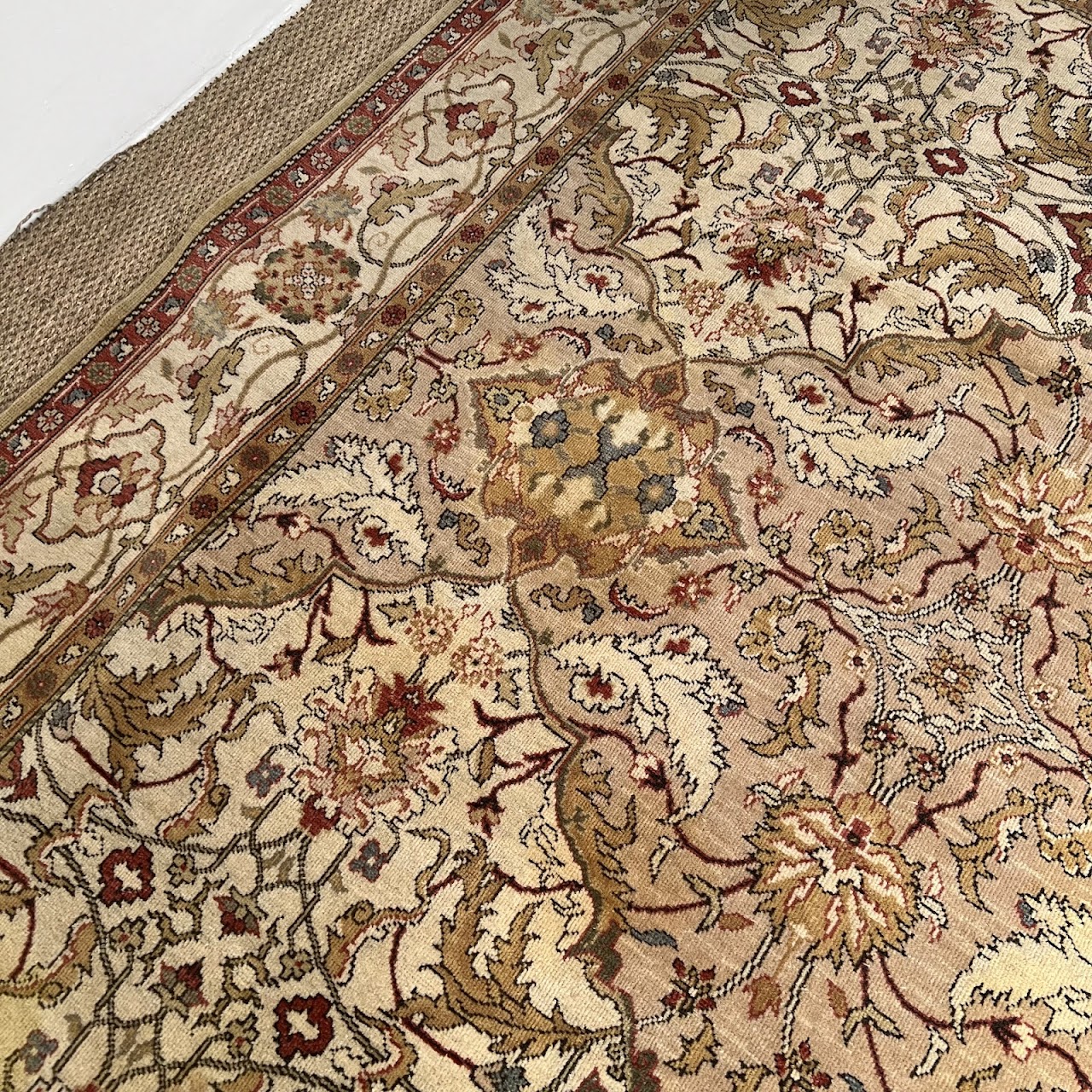 Wool Floral Area Rug