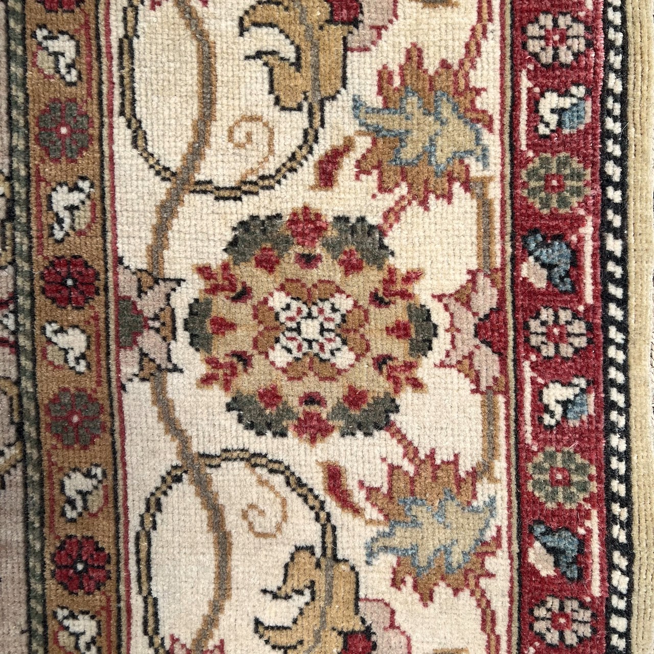 Wool Floral Area Rug