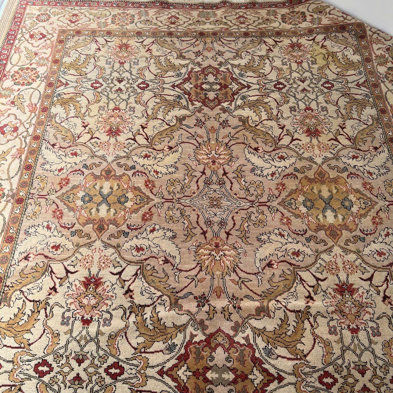 Wool Floral Area Rug