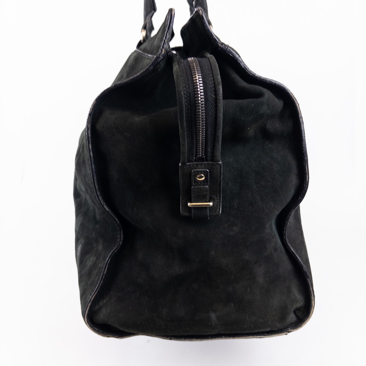 Yves Saint Laurent Black Leather Cabas Chyc Bag