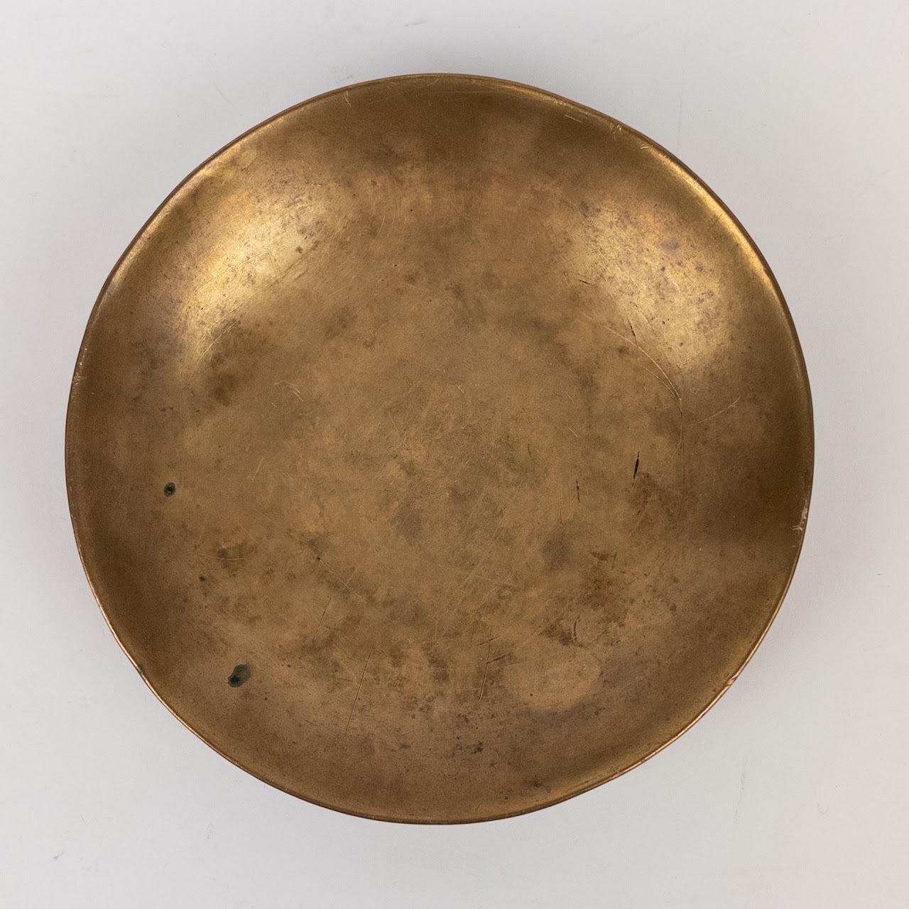 Antique Brass Tray Pair