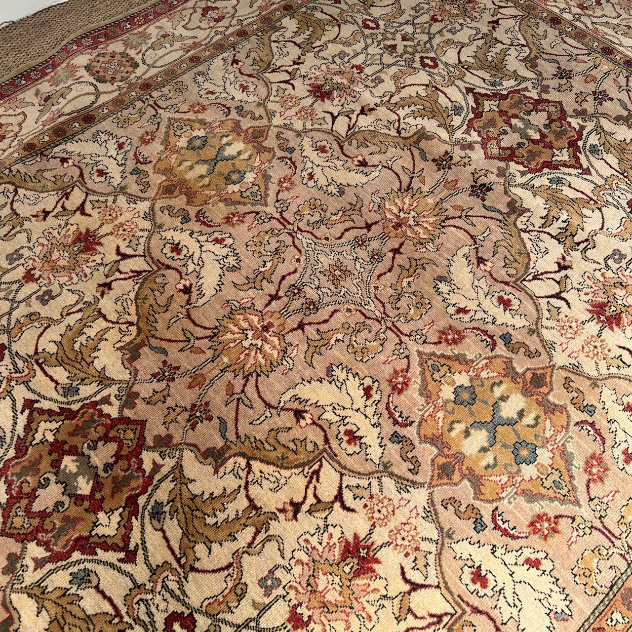 Wool Floral Area Rug