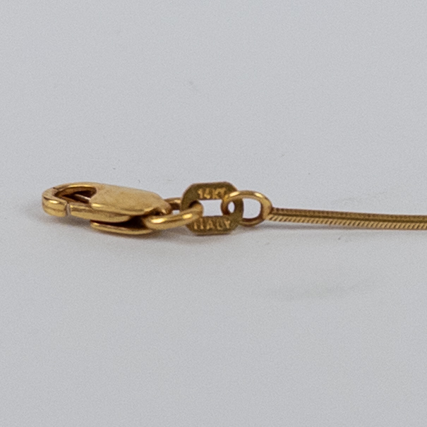 14K Gold Pendant Necklace