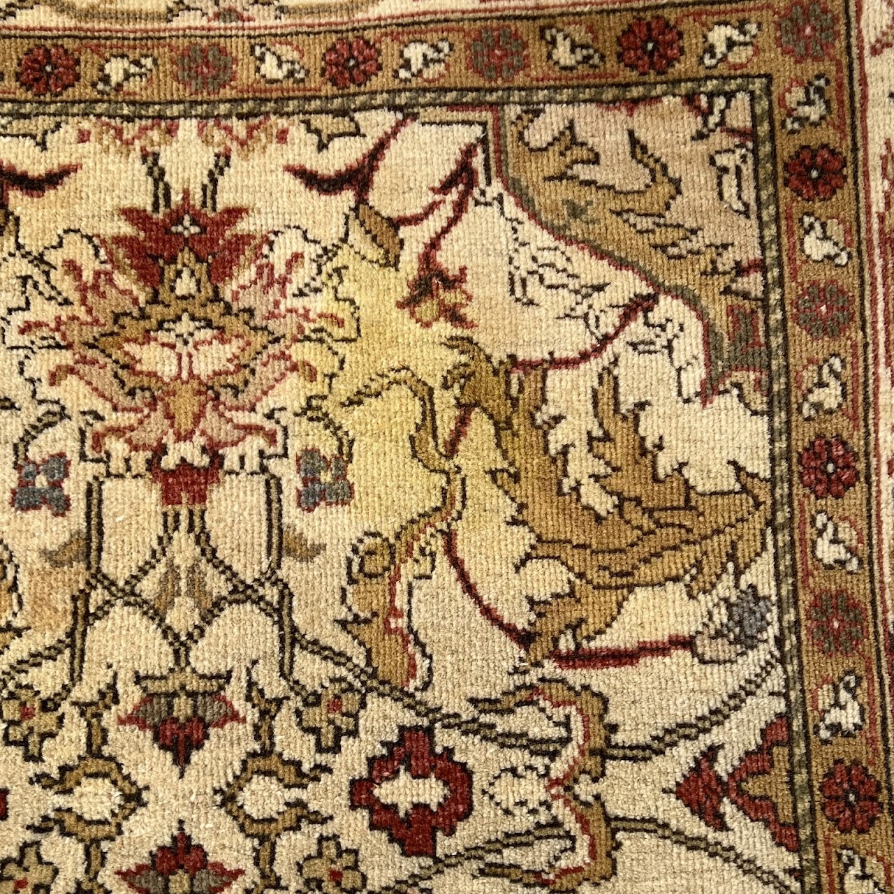 Wool Floral Area Rug