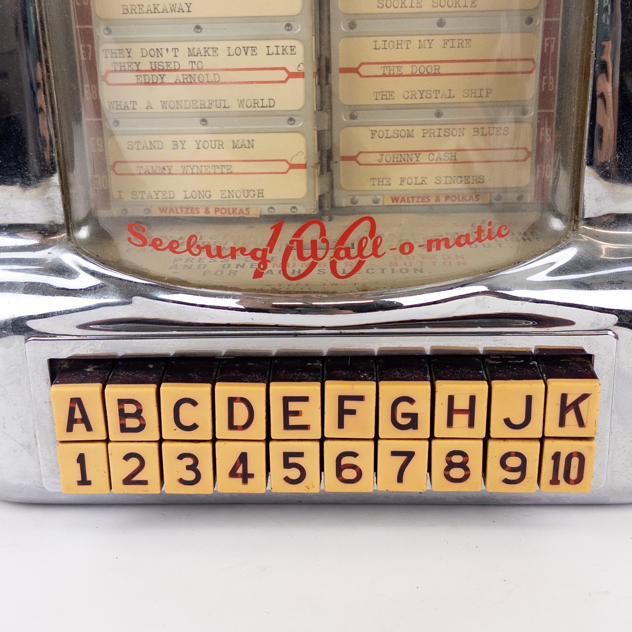 Seeburg 100 Wall-O-Mattic Vintage Jukebox Song Selector