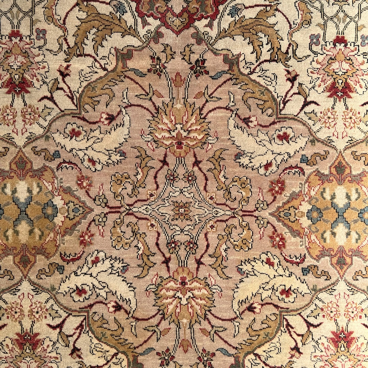 Wool Floral Area Rug