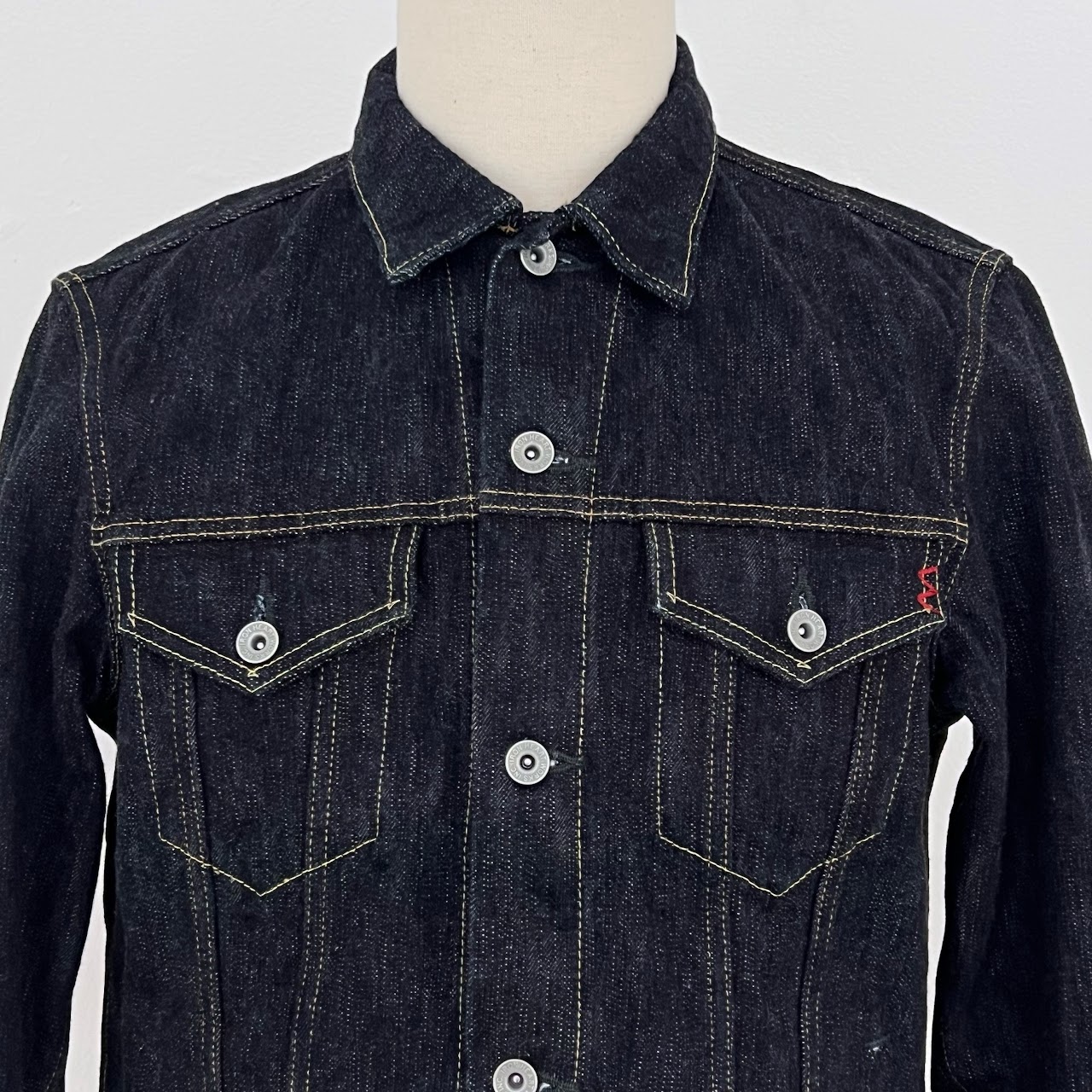 Iron Heart Japanese 16oz Indigo Slubby Selvedge Denim Type III Jacket