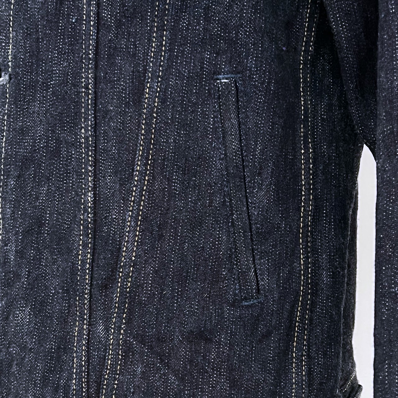 Iron Heart Japanese 16oz Indigo Slubby Selvedge Denim Type III Jacket