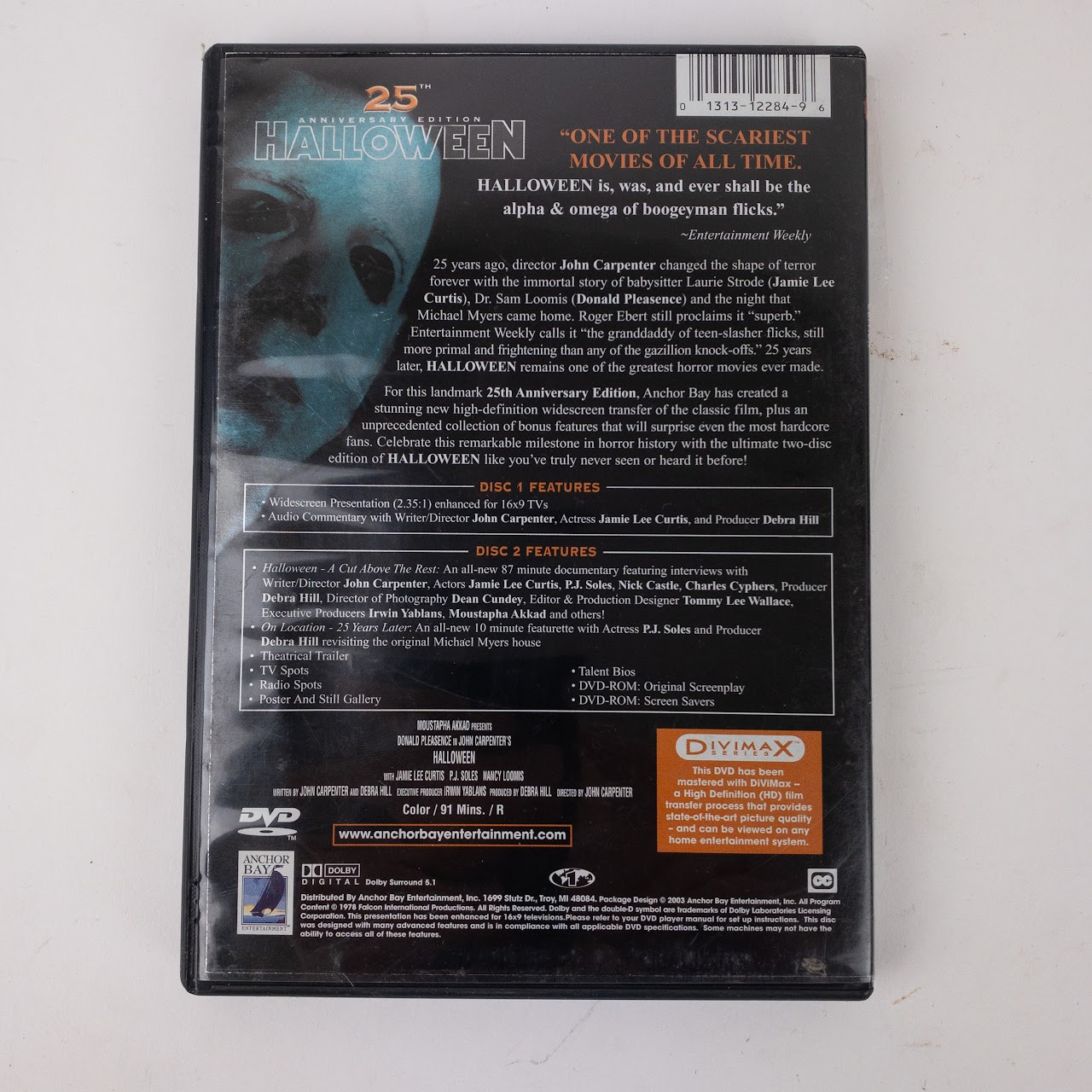 Jamie Lee Curtis Signed 25th Anniversary 'Halloween' DVD Set