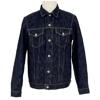 Iron Heart Japanese 16oz Indigo Slubby Selvedge Denim Type III Jacket