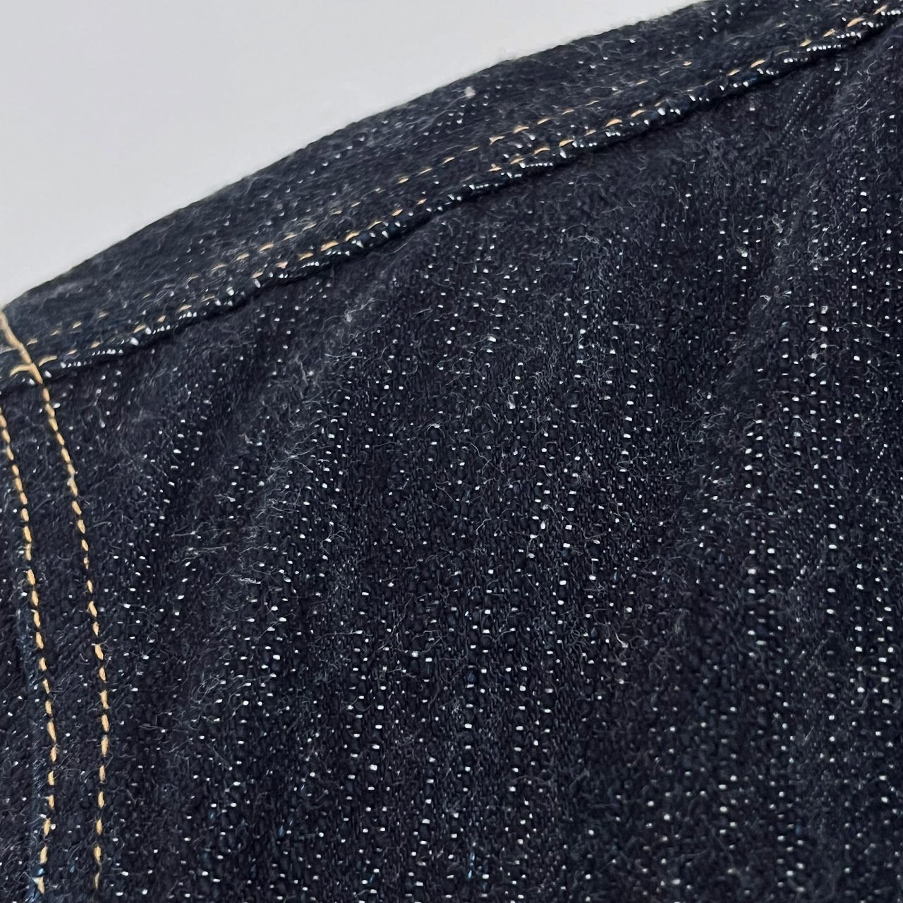 Iron Heart Japanese 16oz Indigo Slubby Selvedge Denim Type III Jacket