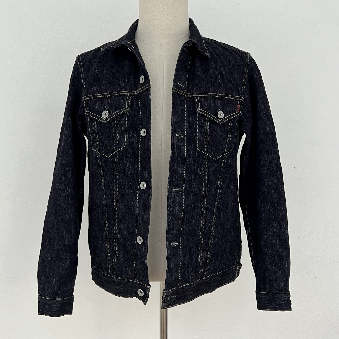 Iron Heart Japanese 16oz Indigo Slubby Selvedge Denim Type III Jacket