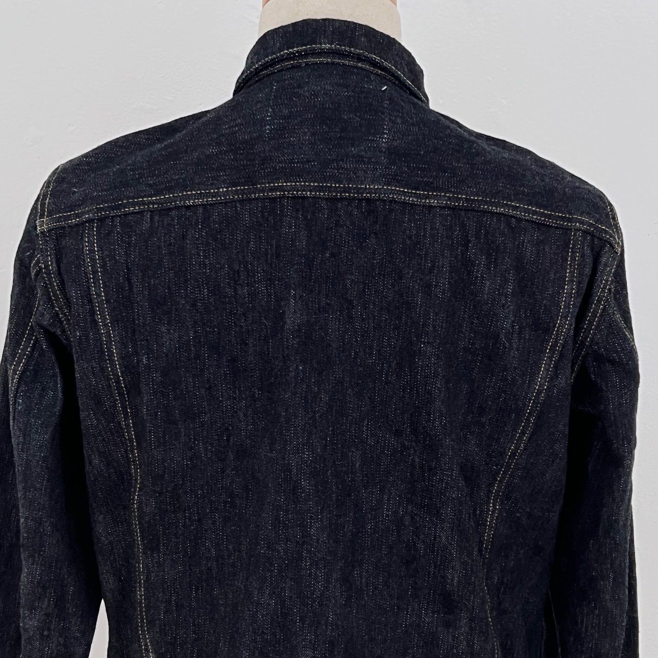 Iron Heart Japanese 16oz Indigo Slubby Selvedge Denim Type III Jacket