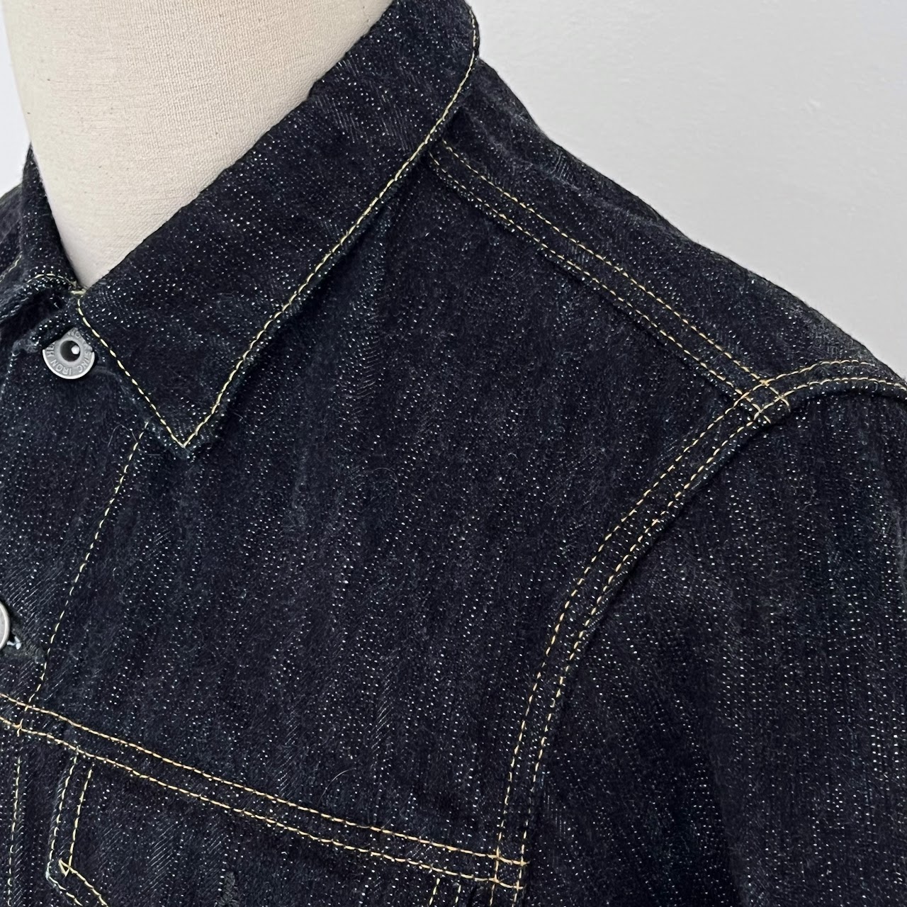 Iron Heart Japanese 16oz Indigo Slubby Selvedge Denim Type III Jacket