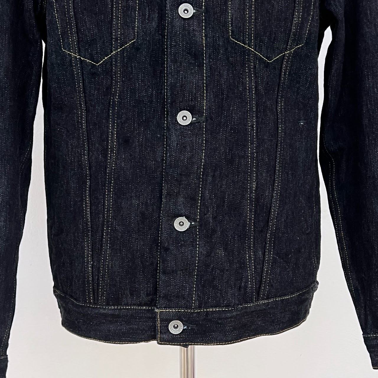 Iron Heart Japanese 16oz Indigo Slubby Selvedge Denim Type III Jacket