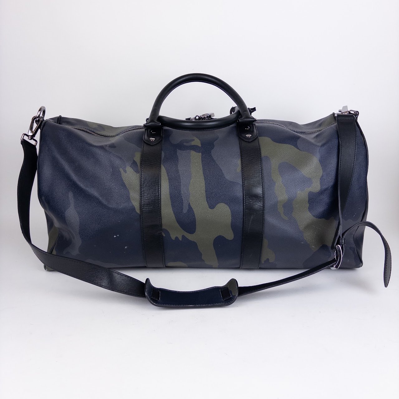 Trussardi Camouflage Duffel Bag