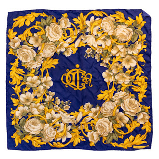 Christian Dior Floral Baroque Scarf