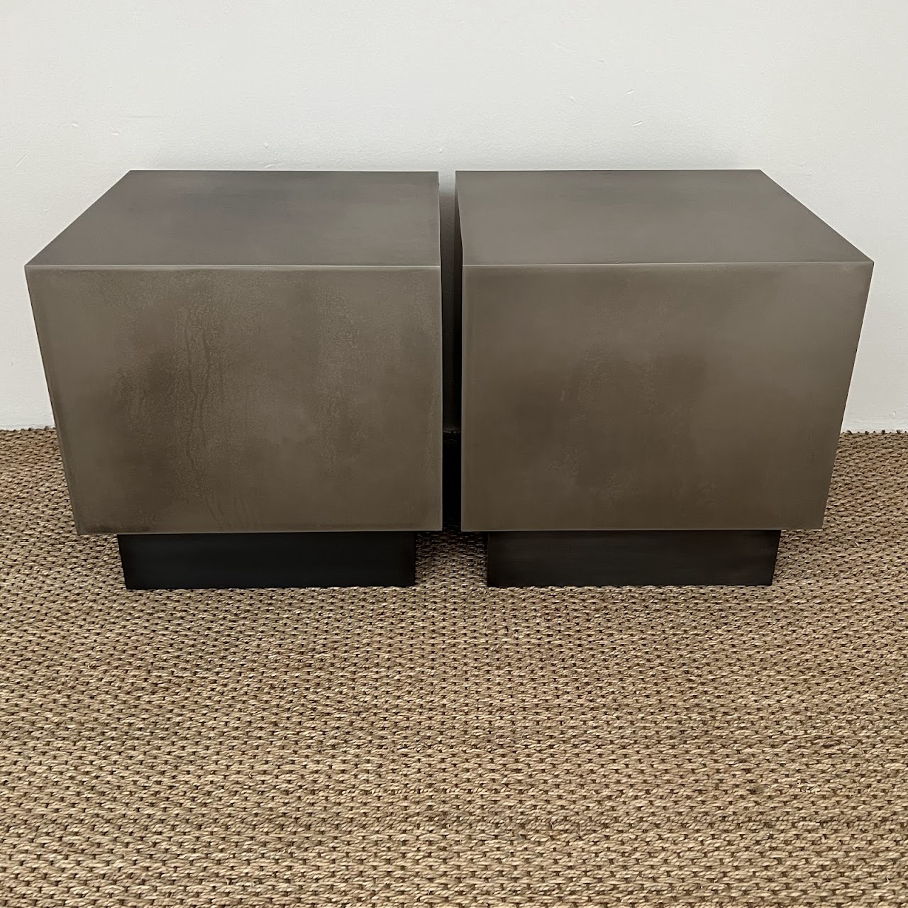 Baxter NEW Loren Contemporary Italian Small Side Table Pair