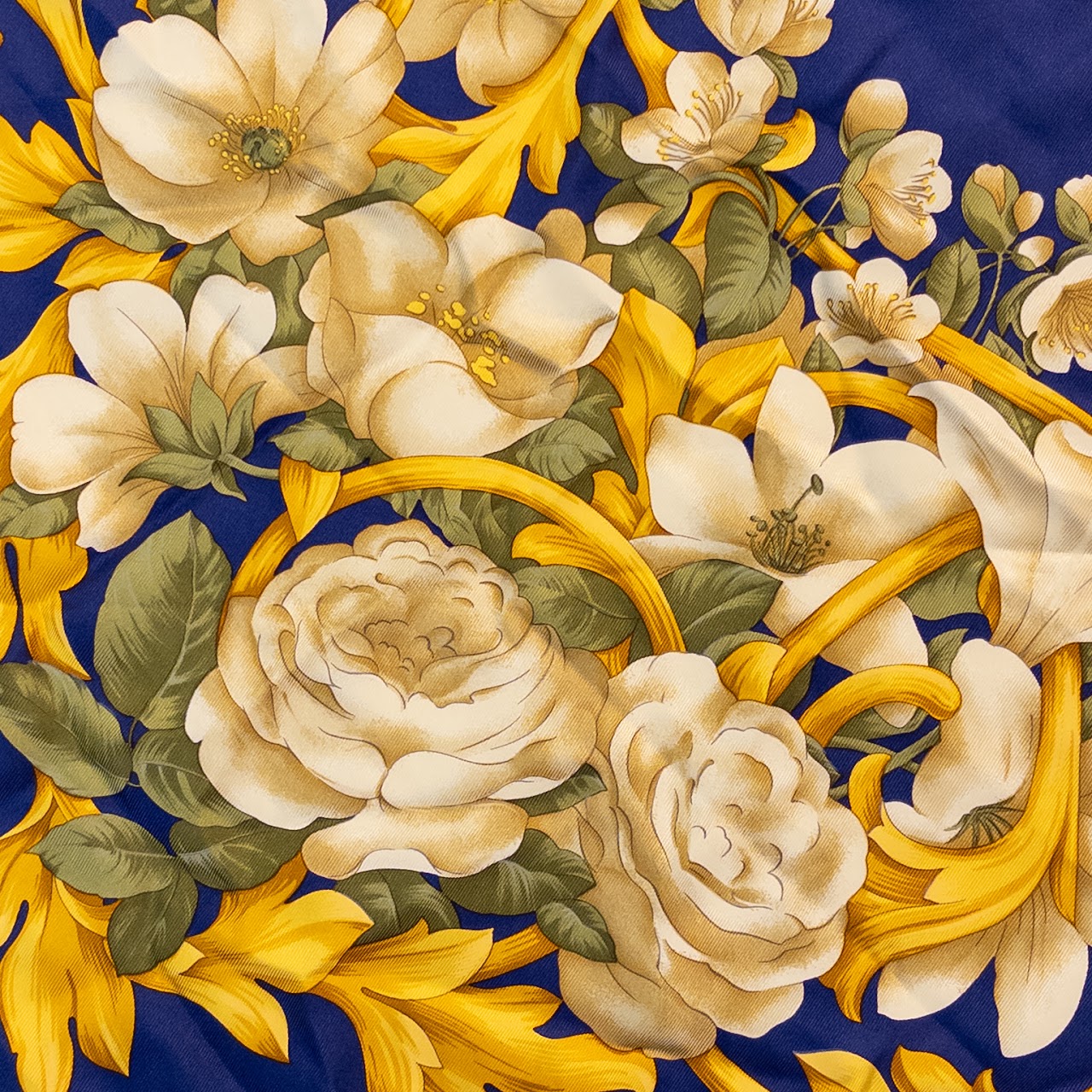 Christian Dior Floral Baroque Scarf