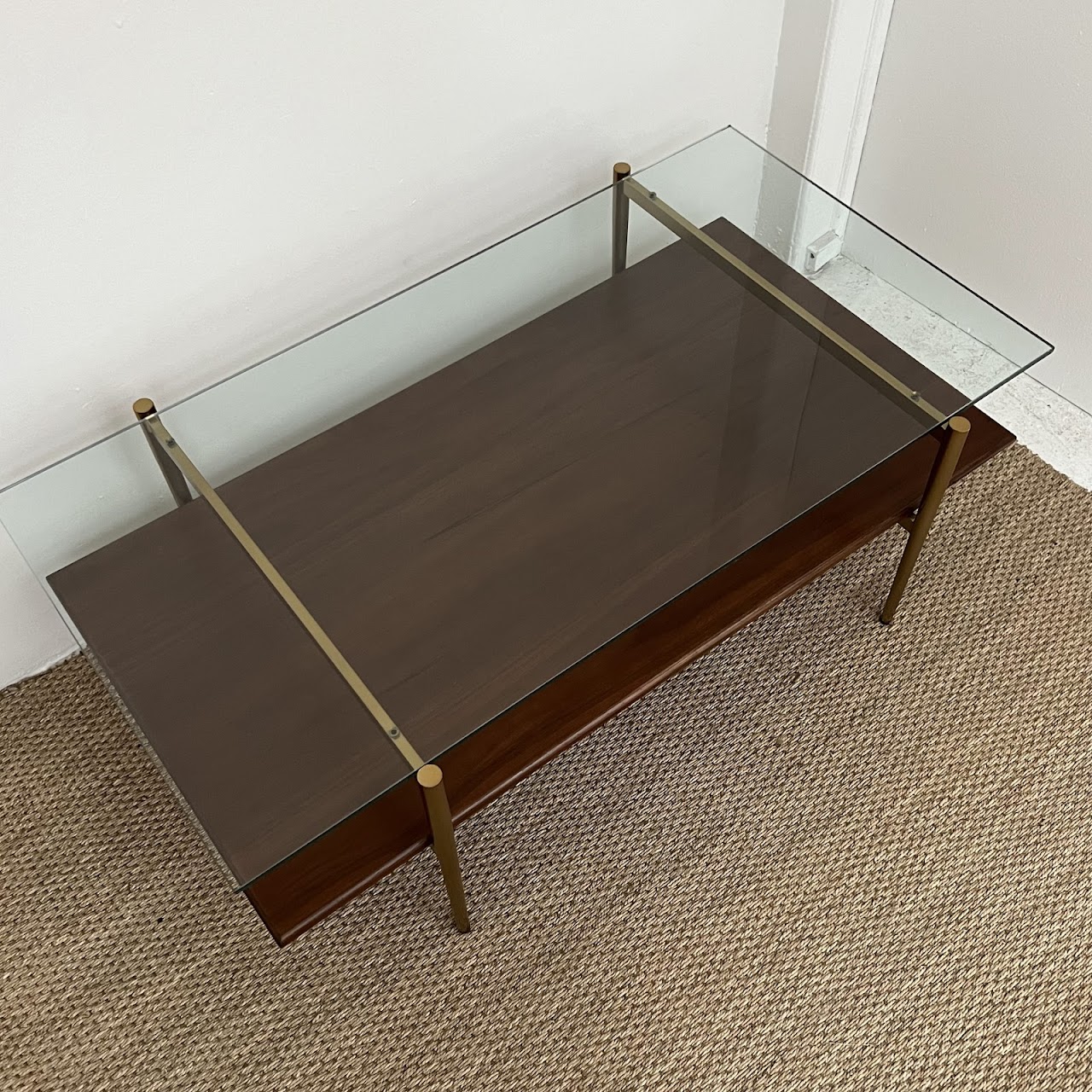 Williams Sonoma Two-Tier Art Display Coffee Table