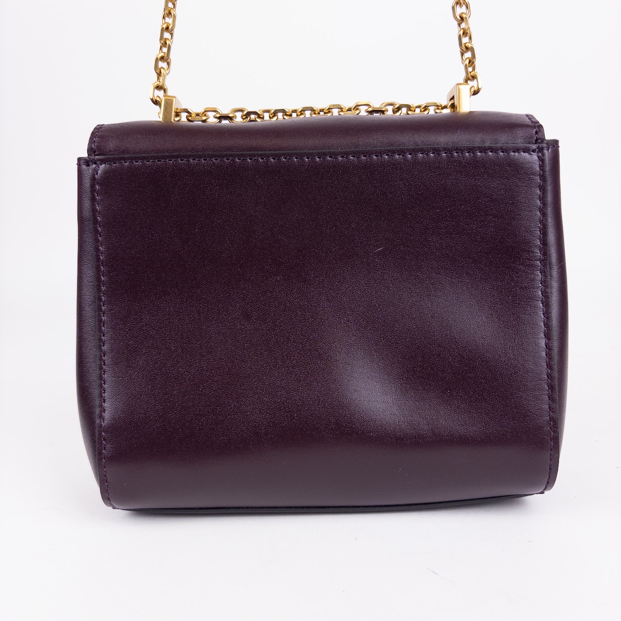 Karen Millen Eggplant Mini Shoulder Bag