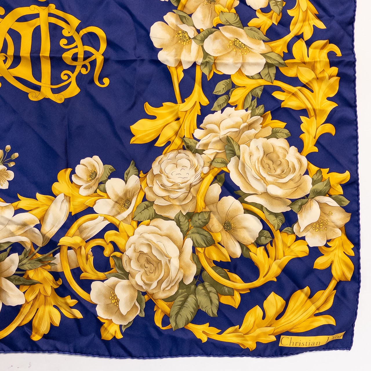 Christian Dior Floral Baroque Scarf