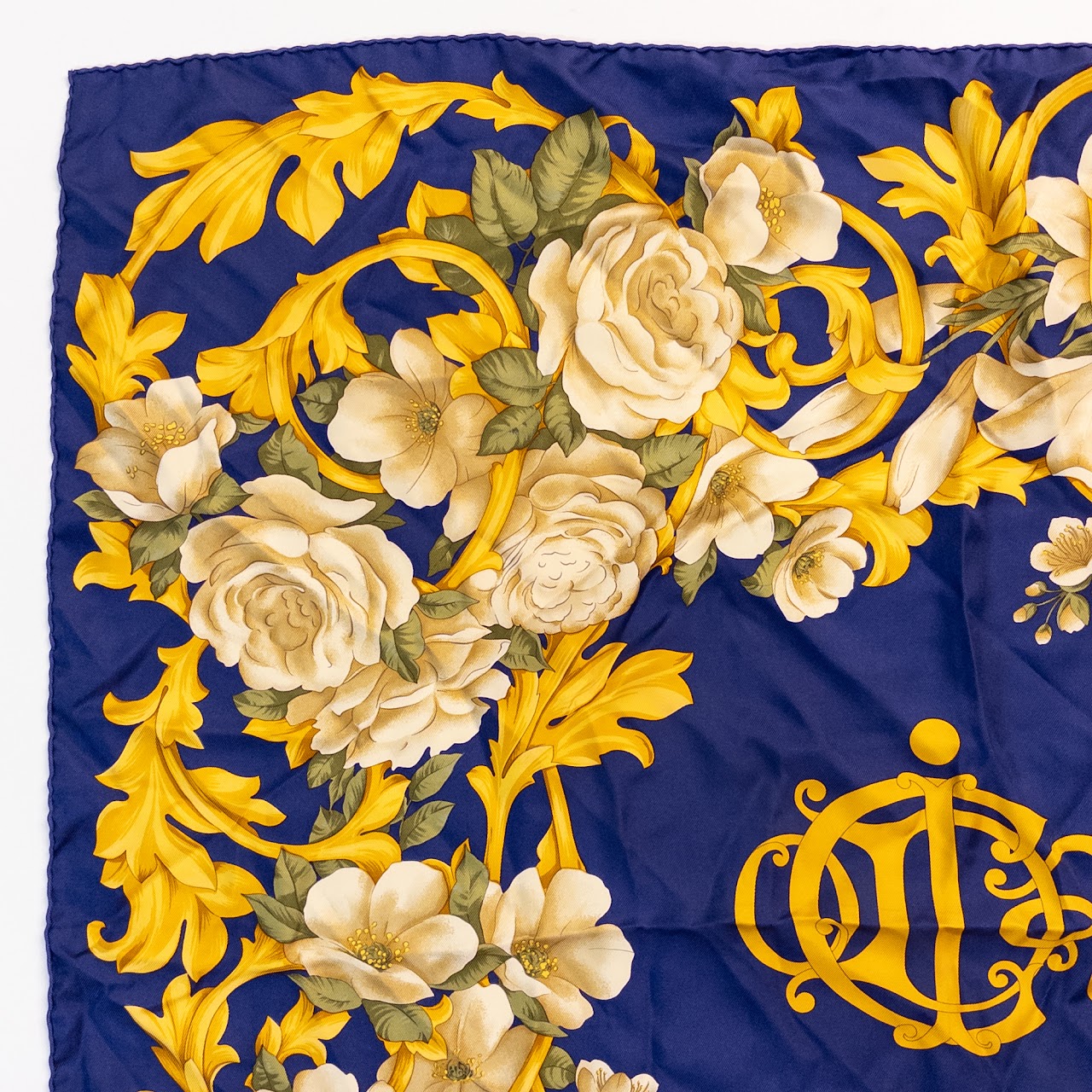 Christian Dior Floral Baroque Scarf