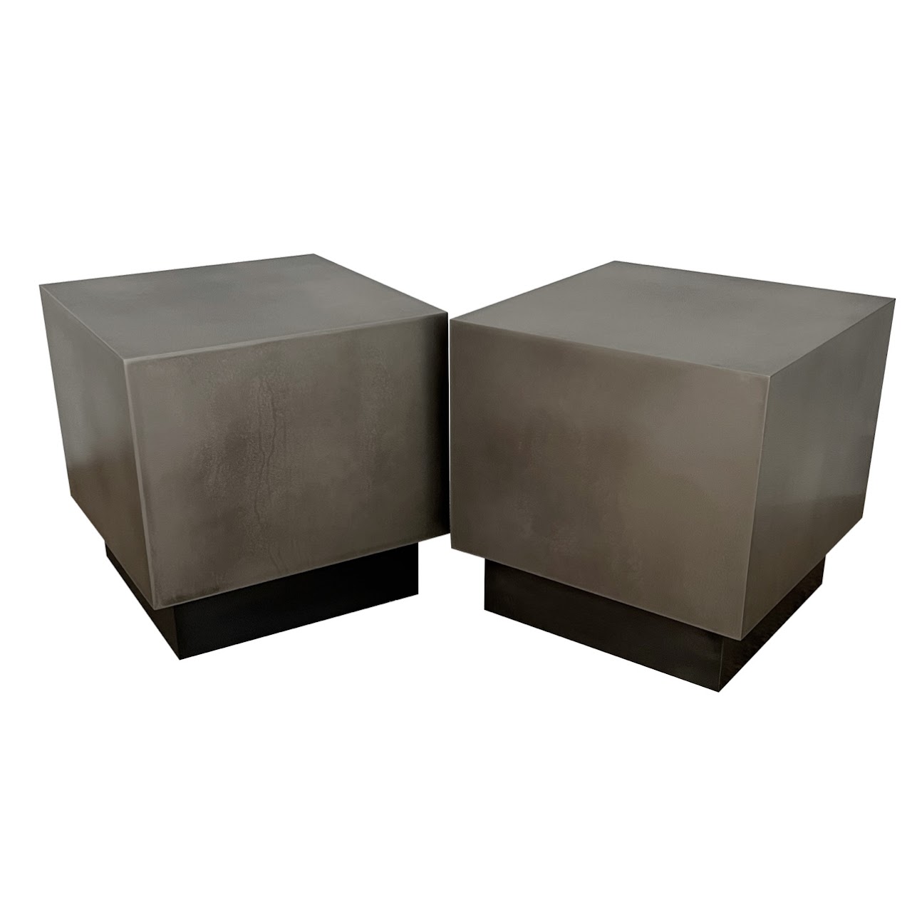 Baxter NEW Loren Contemporary Italian Small Side Table Pair