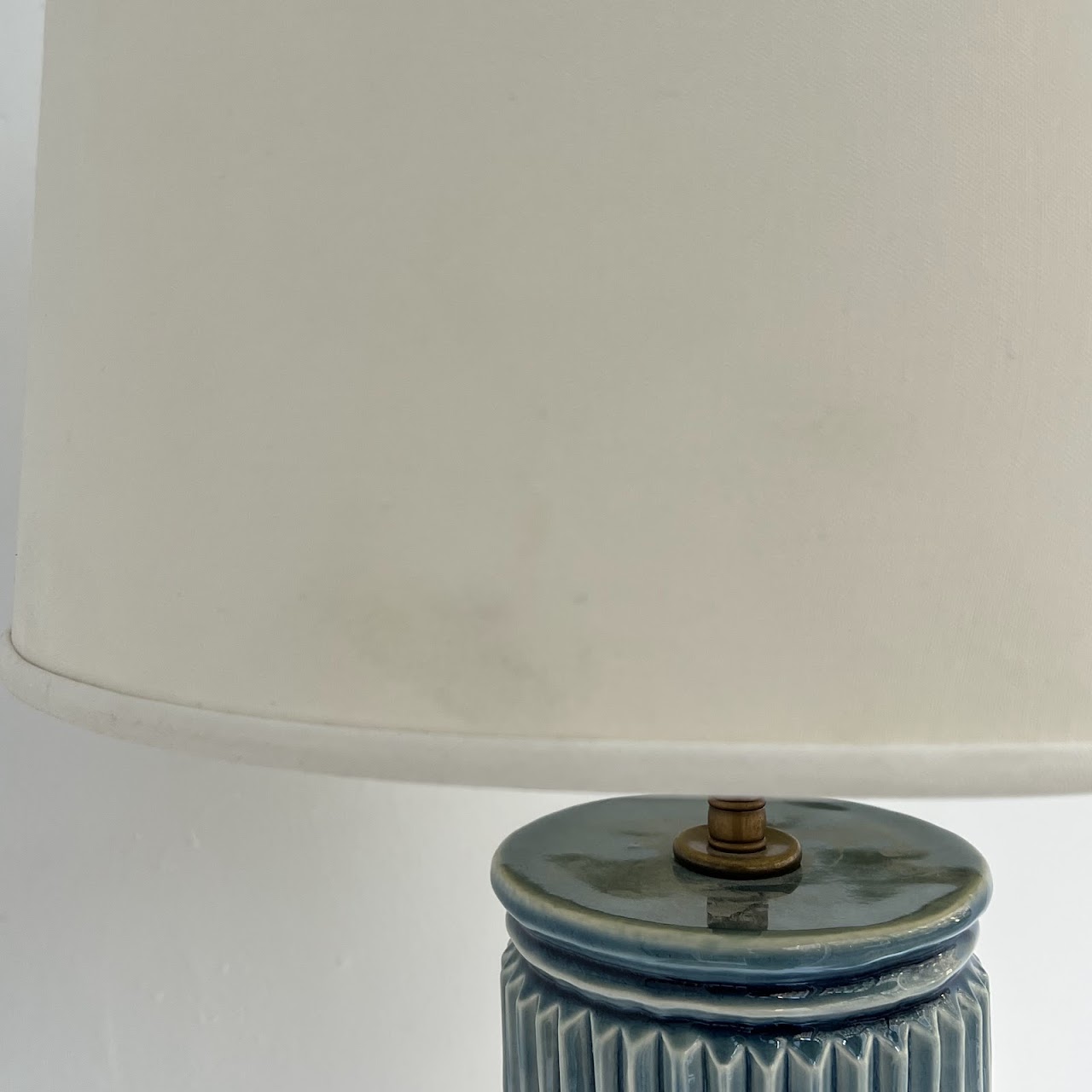 Studio Ceramic Reeded Table Lamp