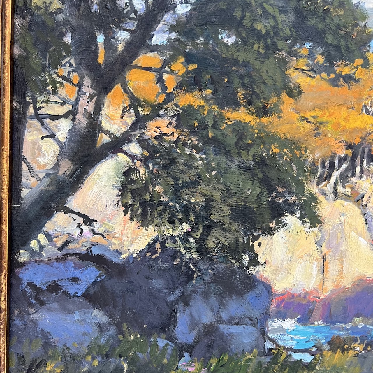 Paul Youngman 'Last Light' Signed Oil Landscape Painting