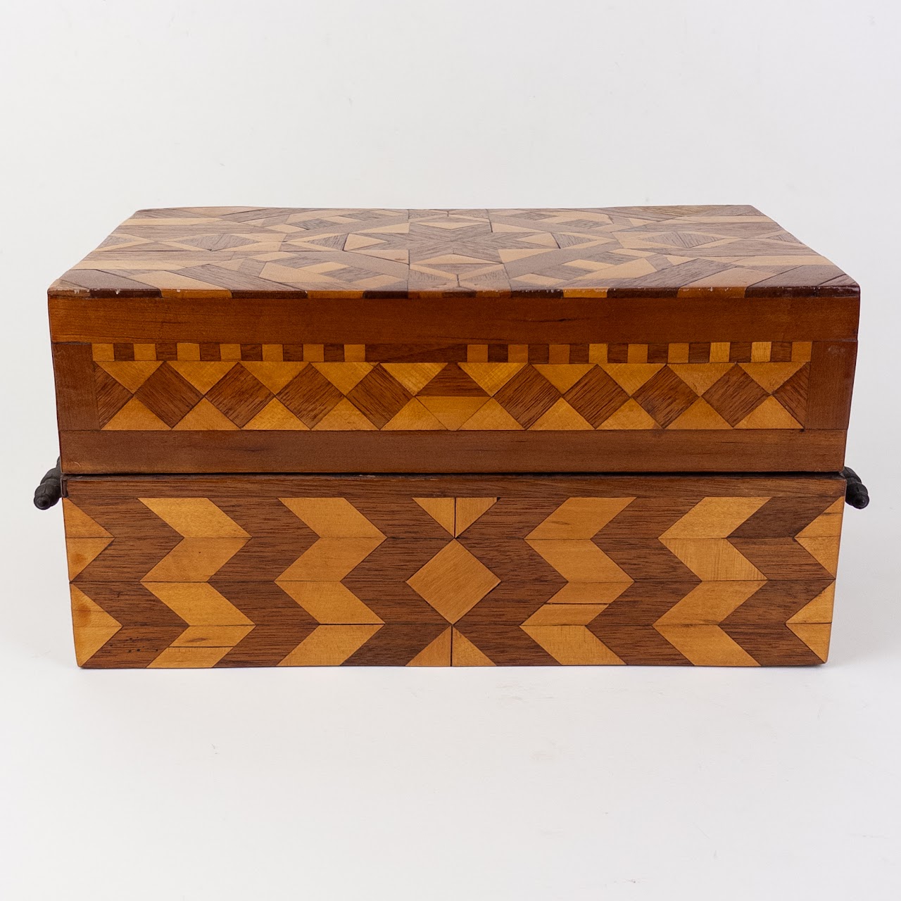 Moravian Styled Inlaid Wooden Box