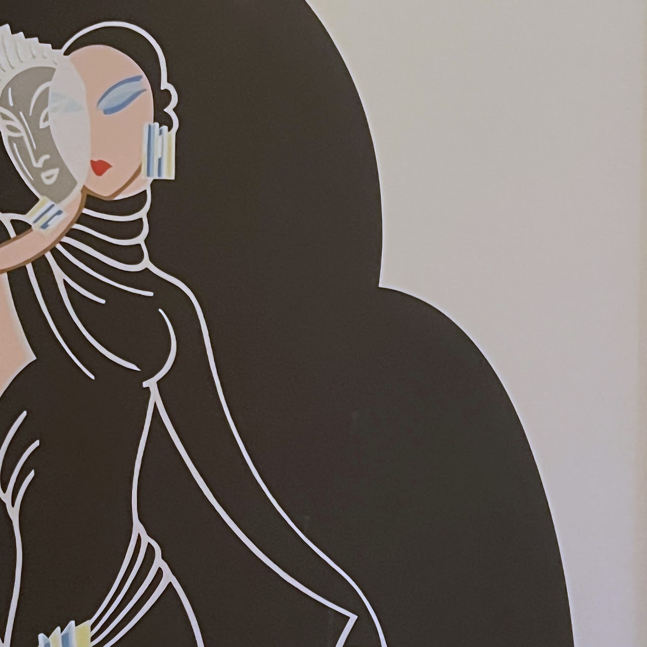 Erté Mirage Editions Grosvenor Gallery Silkscreen Poster, 1978