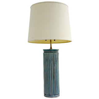 Studio Ceramic Reeded Table Lamp