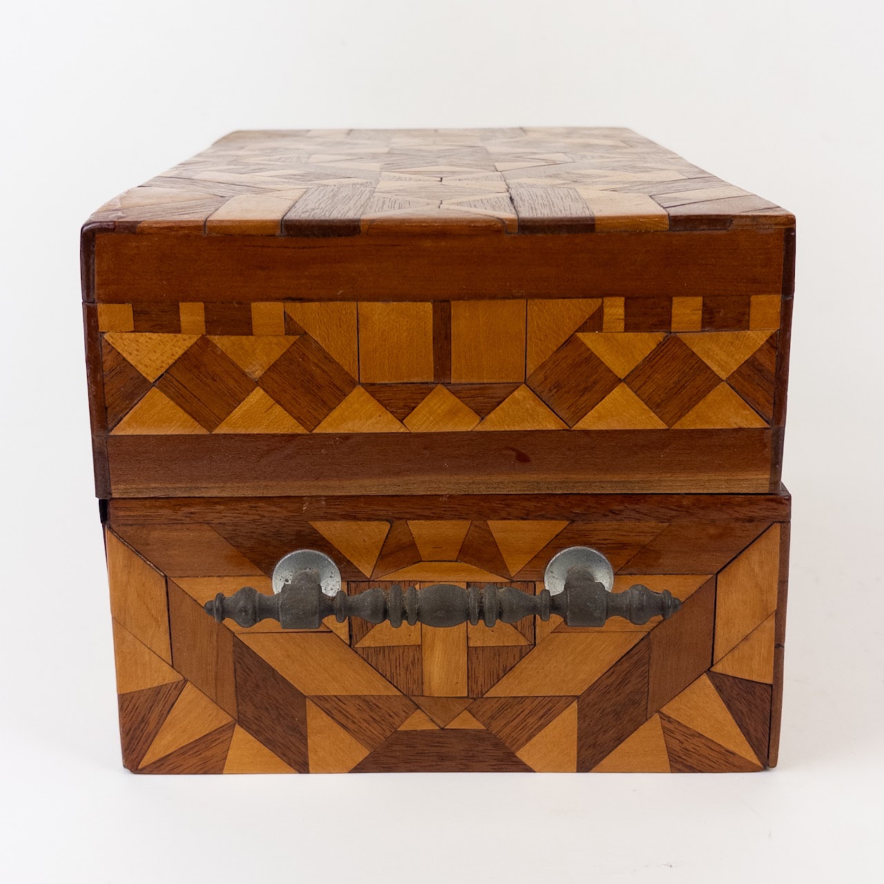 Moravian Styled Inlaid Wooden Box